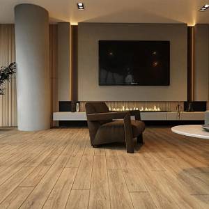 Ламінована підлога Peli  Anatolia 4V 33/8  AN 905 Gold  0,2451м2 (1290*190*8 мм) 8 шт/уп=1,9608 м2