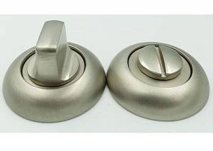 Фиксатор Trion круглый WC  17-AL  SN/CP NEW никель/хром (FTE47+17#knob