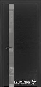 Дверь Терминус Urban  21 шпон Дуб Неро  (800*2000) чорне скло