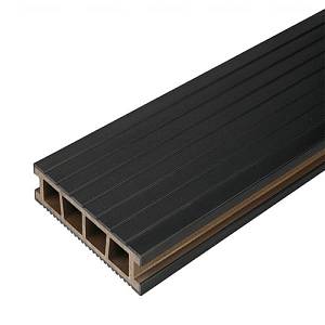 Террасная доска Berg Deck брашированная (25*150*2400мм) 02 Черный (1шт/0,36кв.м)