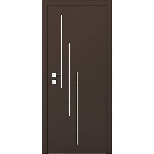 Дверь Родос Prima 3V RAL 8014 (800*2000) окрашенная, глухая