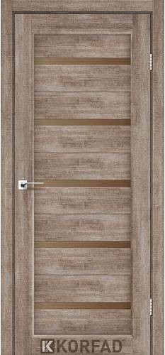 Двери Korfad Porto РR-02 эш-вайт  0,80х2 стекло бронза