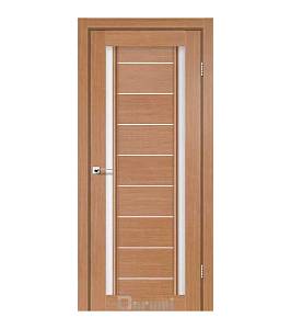 Дверь межкомнатная Darumi Madrid Дуб натуральный (800*2000) стекло сатин белый