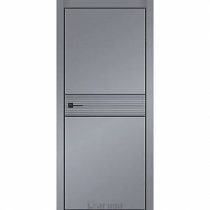 Дверне полотно Darumi  SINTRA MODERN-02 800 х 2000, Сріблястий блиск, Чорна+чорний торець