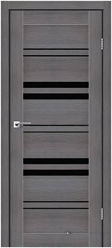 Дверне полотно SLOVENIA StilDoors Дрим вуд (800*2000) ПВХ, стекло черное