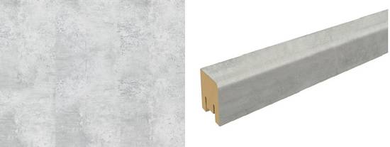 Панно из декоративных реек  ТМ Flloor Decor (40х16х2750мм) цемент (кмпл 6шт)