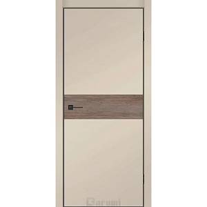 Дверне полотно Darumi  SINTRA MODERN-03 800 х 2000, Сріблястий блиск, декор.вставкаГоріх кендал+алюм. тор