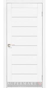 Двери Korfad Delux Piano PND-01 Ясень белый 0,80х2 стекло сатин