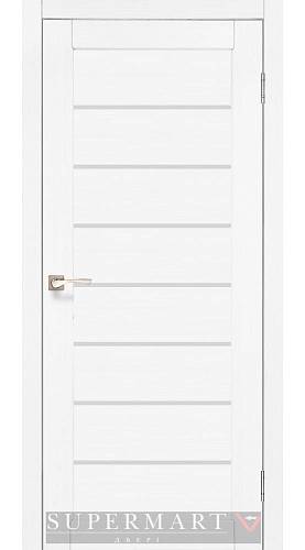 Двери Korfad Delux Piano PND-01 Ясень белый 0,80х2 стекло сатин