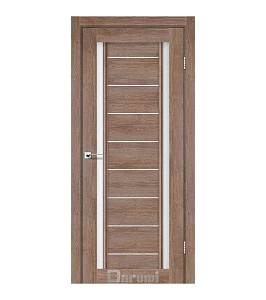 Дверь межкомнатная Darumi Madrid Орех бургун (800*2000) стекло сатин белый