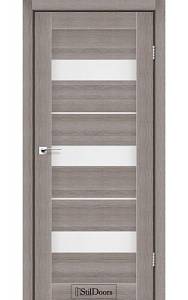 Дверне полотно MEXICO StilDoors Трюфель (800*2000) ПВХ, стекло сатин  (СК)