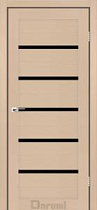 Дверь межкомнатная Darumi Tina Дуб боровий (800*2000) стекло черное