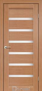 Дверь межкомнатная Darumi Vela Дуб натуральный (800*2000) стекло сатин белый