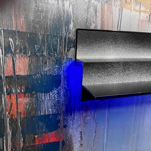 Алюмінієвий профіль тіньового шва АПТШ 15 (25*15*3000) чорний