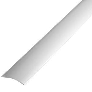202-01 Порог Омис (20*3,5мм) гладкий серебро (1800мм)