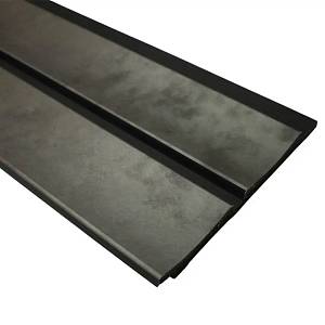 Панель стеновая полимерная Клевер 12812N -708 текстура бетону з чорним (128*12*2900мм) (20 шт/уп)