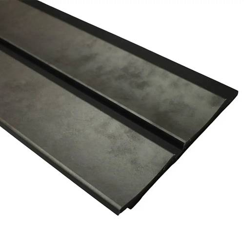 Панель стеновая полимерная Клевер 12812N -708 текстура бетону з чорним (128*12*2900мм) (20 шт/уп)