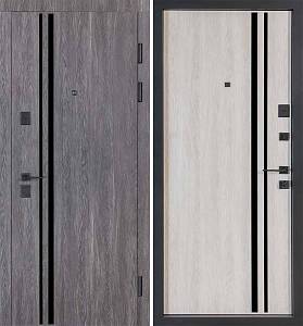 Двері Вхідні Булат В-81 (квадро) мод.584 Дуб немо карбон/Дуб немо лате (Кале) 850 мм праві