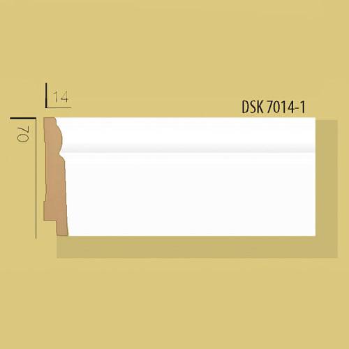 Плінтус Decolux DSK 7014 білий 70 * 14 * 2400мм (29шт/уп)