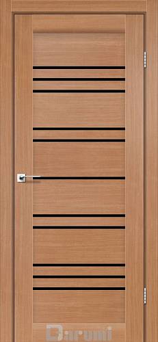 Дверь межкомнатная Darumi Versal Дуб натуральный (800*2000) стекло черное