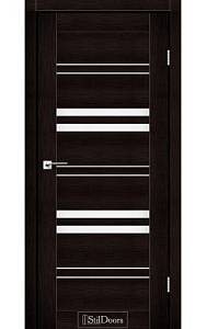 Дверне полотно SLOVENIA StilDoors Венге премиум (800*2000) ПВХ, стекло сатин