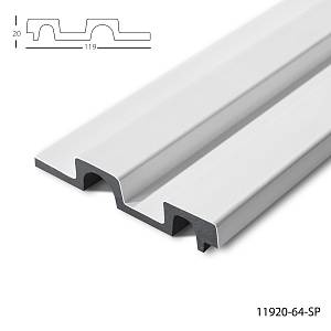 Панель стеновая полимерная Клевер  11920- 64 (119*21*2900мм) (12шт/уп)