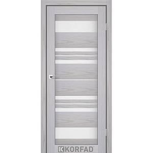 Двери Korfad Florence FL-04 РР серая мандрина 800*2000 сатин белый