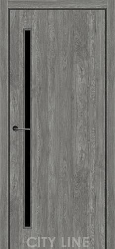 TWISTER City Line Express (800 х 2000, Артвуд  Грей, Чорне скло, Звичайна кромка)