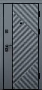 Двері вхідні Форт Нокс Стандарт Вельвет Титан софттач/Титан софттач +акрил 950 х 2030 ліва