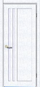 Дверное полотно ART 06.07 (800*2000) турин ПВХ сатин (витрина)