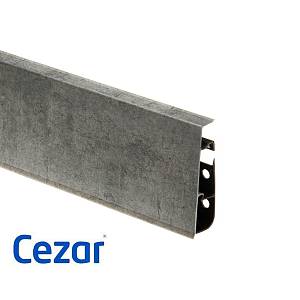 Плінтус ПВХ Hi Line Prestige Cezar Матовый №253 Камінь 1 (74*22*2500)