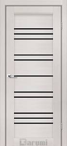 Дверь межкомнатная Darumi Versal Дуб ольс (800*2000) стекло черное(Ск_Д)