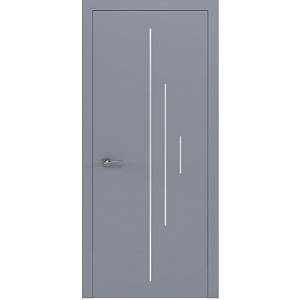 Дверь Родос Prima 3V1 RAL 7037 (800*2000) окрашенная, глухая