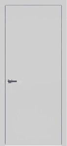 Дверне полотно SIMPLI- LOFT 01 ПВХ Светло Серый супермат 800*2000 глухое
