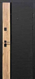 Двери Входные Магда тип 2 модель MG 632,1/526 Софт-тач черный/крафт зол/суп белый (кварт.)850ліва