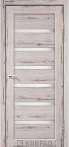 Двери Korfad Porto РR-01 аляска 0,80х2 стекло сатин белый