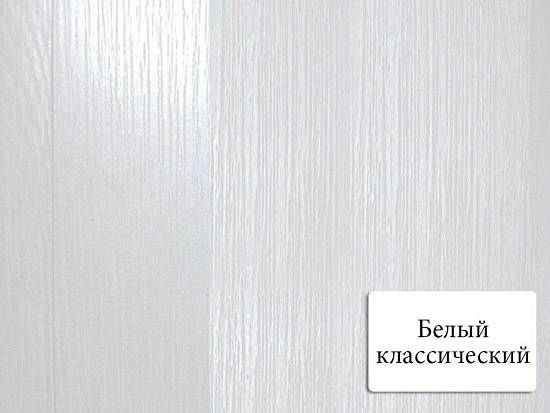 Панель МДФ Омис Стандарт Белый Классический 148*2600  (0,3848м.кв/шт) (8шт/уп)