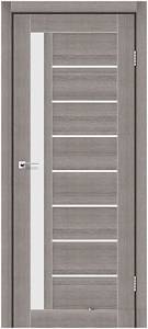 Дверне полотно LONDON StilDoors Трюфель (800*2000) ПВХ, стекло сатин (СК)