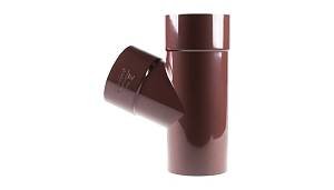 Тройник редукционный Profil ( 116 ) Д 100/75/60° коричневый