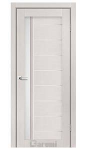 Дверь межкомнатная Darumi Bordo Дуб ольс (800*2000) стекло сатин белое
