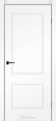 Дверне полотно Grazia StilDoors Белая эмаль (800*2000) ПВХ, глухое