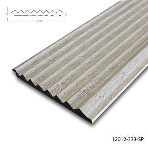 Панель стеновая полимерная Клевер  12012- 333-SP (120*12*2900мм) (20шт/уп)