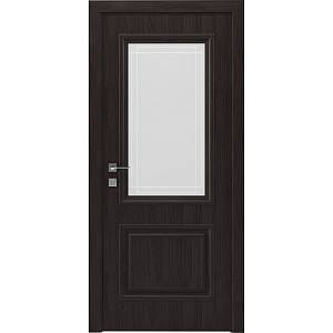 Дверное полотно Avalon полустекло (800 х 2000)  (шпон дуб орех)