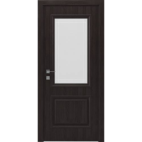 Дверное полотно Avalon полустекло (800 х 2000)  (шпон дуб орех)