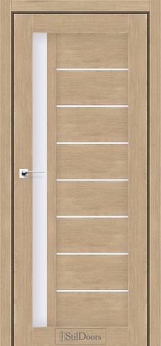 Дверне полотно LONDON StilDoors Дуб Монако (800*2000) ПВХ, стекло сатин