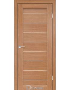 Дверь межкомнатная Darumi Leona Дуб натуральный (800*2000) стекло сатин белый