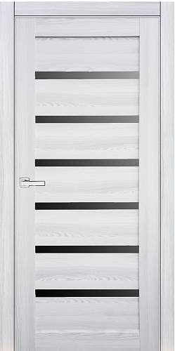 Двери  межкомнатные FDC (QD) модель RE44 800х2000 черное лакобель,клен айс