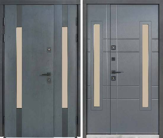 Двері Вхідні БулатТермо Хаус Мод706/431 Темний Антрацит/Вулична Антрацит сірий 1200*2050 права СЧ