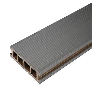 Террасная доска Berg Deck брашированная (25*150*2400мм) 01 Антрацит (1шт/0,36кв.м)