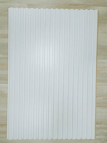 Панель МДФ Суперпрофіль Білий матовий рейковий (117*2800*12мм)(10шт/уп)